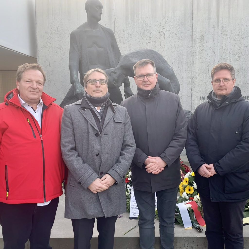 Johannes Funke MdL Gedenkstätte und Museum Sachsenhausen Internationaler Gedenktag an die Opfer des Nationalsozialismus SPD Andreas Noack Björn Lüttmann Sebastian Rüter