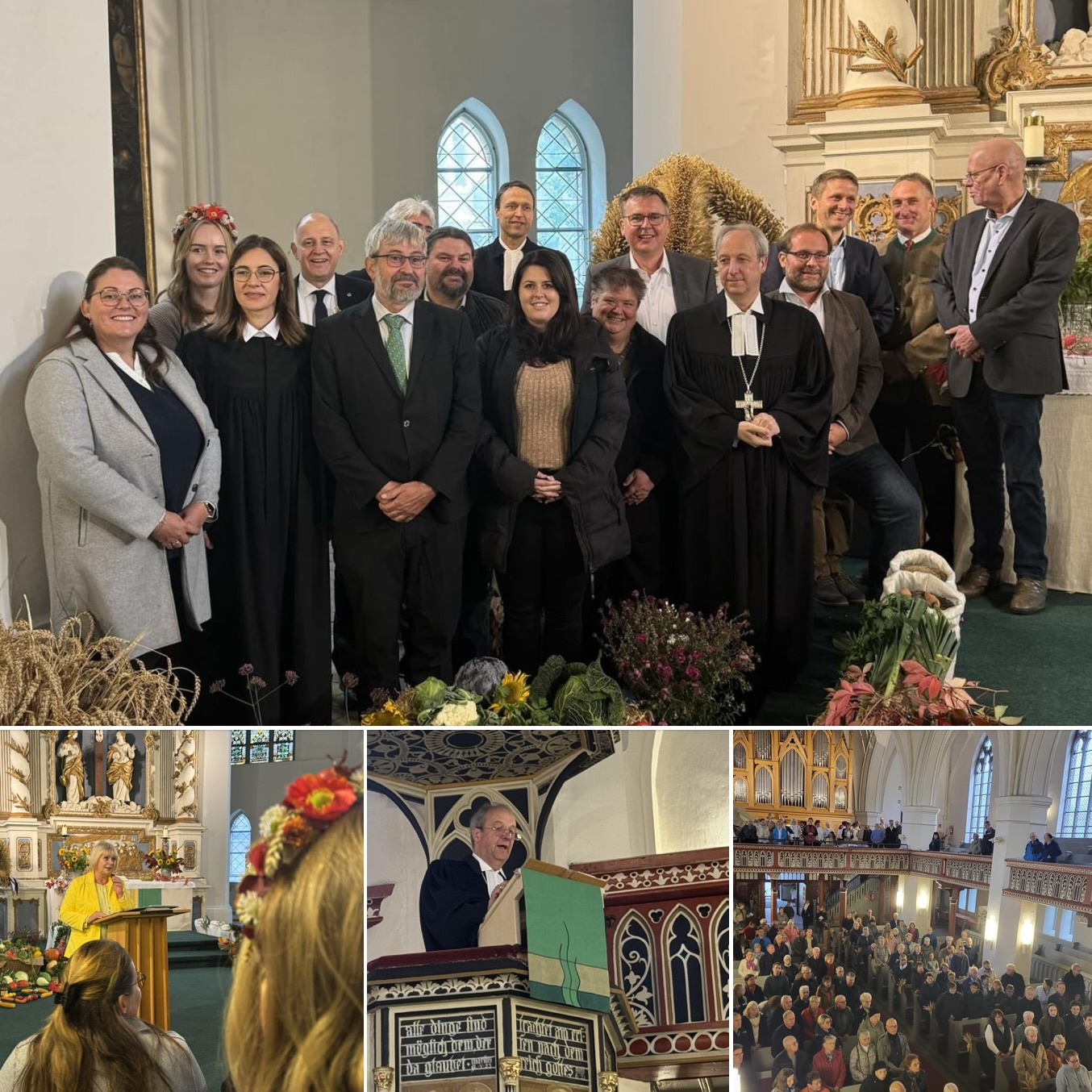 Johannes Funke SPD Brandenburg Havelland Nauen St. Jacobi Kirche Erntedank Bischof